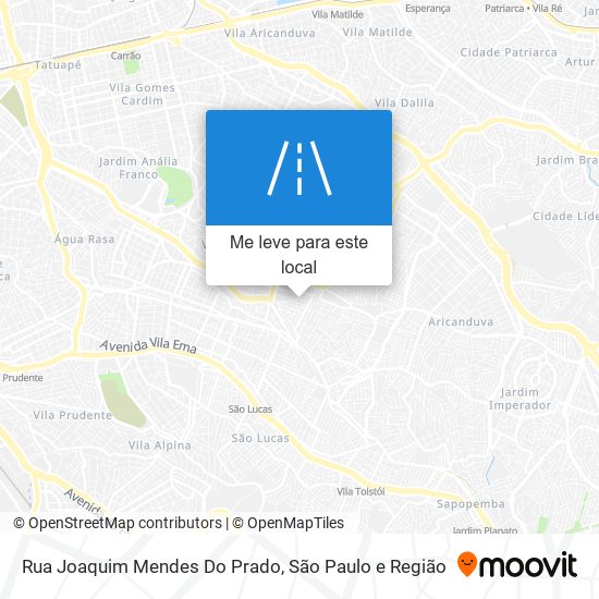 Rua Joaquim Mendes Do Prado mapa