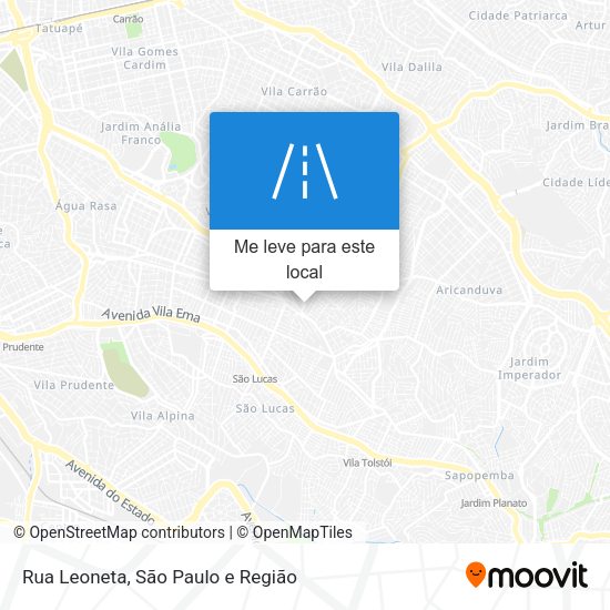 Rua Leoneta mapa