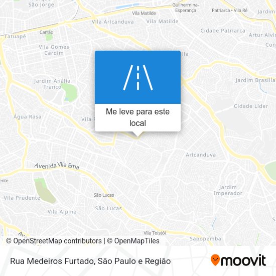 Rua Medeiros Furtado mapa