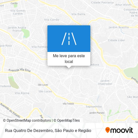 Rua Quatro De Dezembro mapa