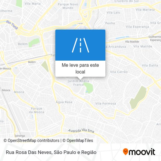 Rua Rosa Das Neves mapa