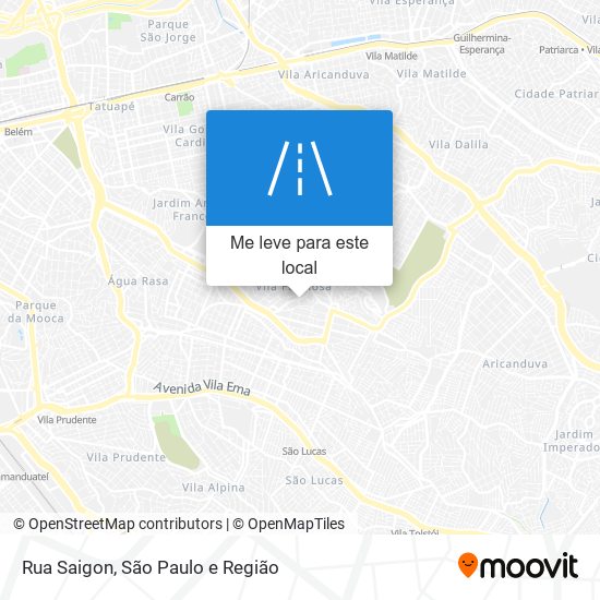 Rua Saigon mapa