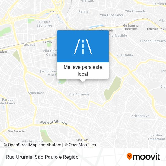 Rua Urumis mapa