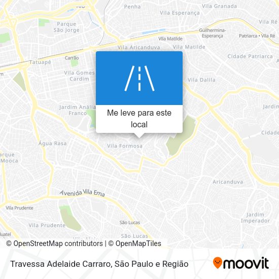 Travessa Adelaide Carraro mapa
