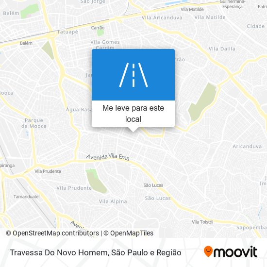 Travessa Do Novo Homem mapa