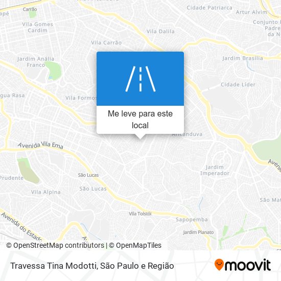 Travessa Tina Modotti mapa