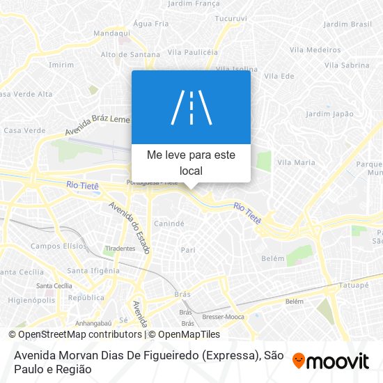 Avenida Morvan Dias De Figueiredo (Expressa) mapa