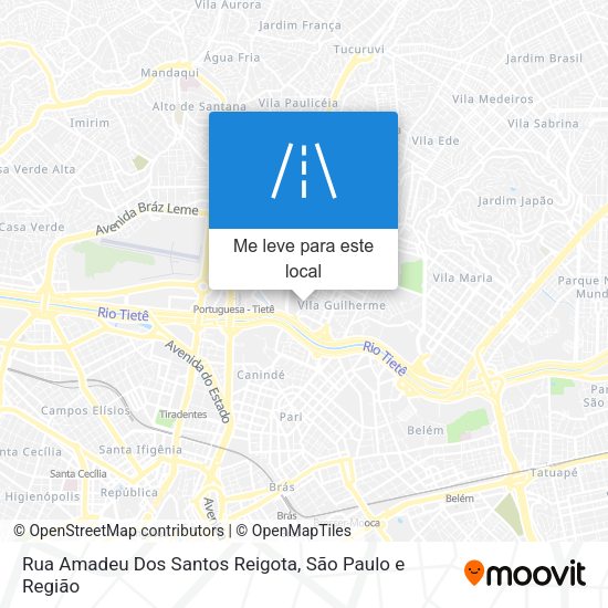 Rua Amadeu Dos Santos Reigota mapa