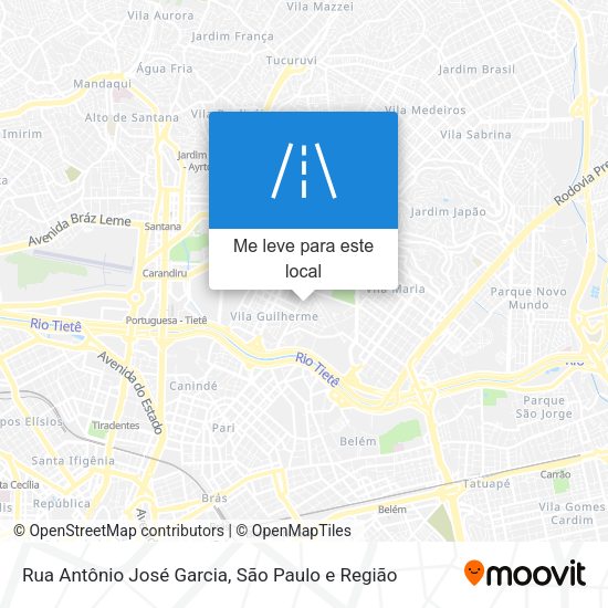 Rua Antônio José Garcia mapa