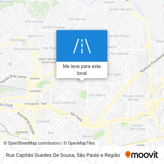 Rua Capitão Guedes De Sousa mapa