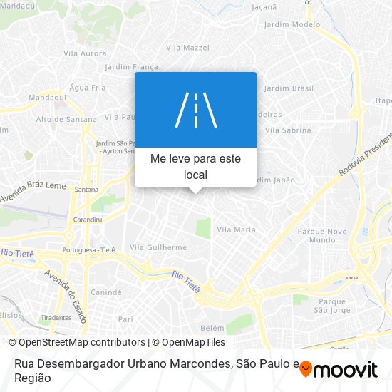 Rua Desembargador Urbano Marcondes mapa