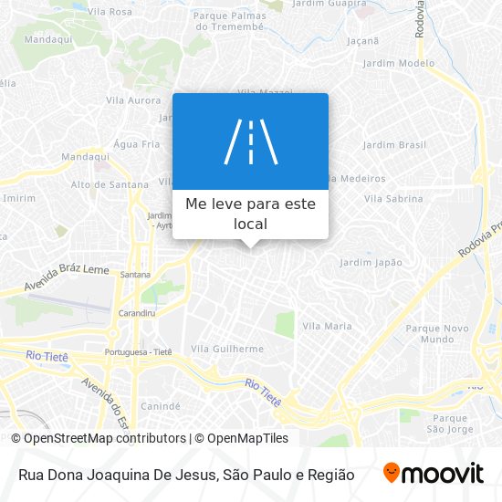 Rua Dona Joaquina De Jesus mapa