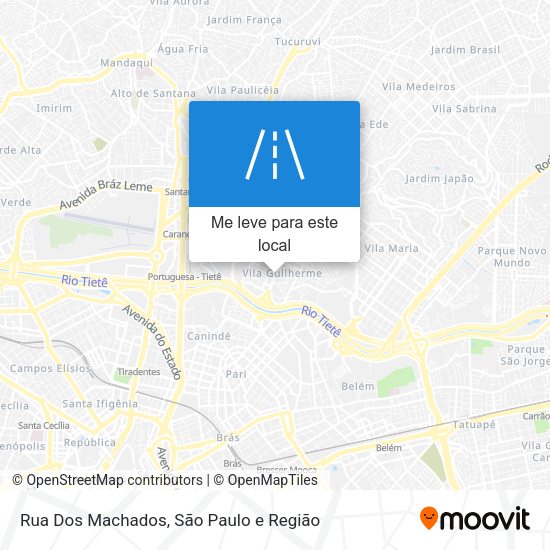 Rua Dos Machados mapa