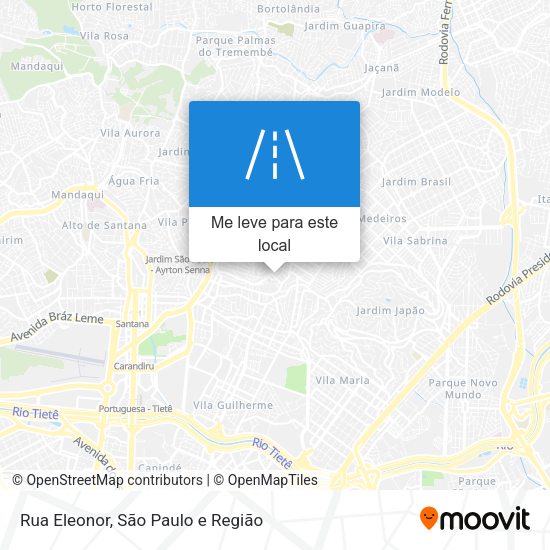 Rua Eleonor mapa