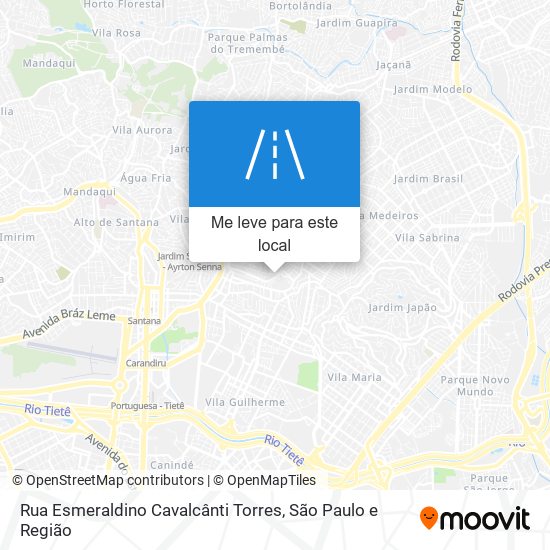 Rua Esmeraldino Cavalcânti Torres mapa