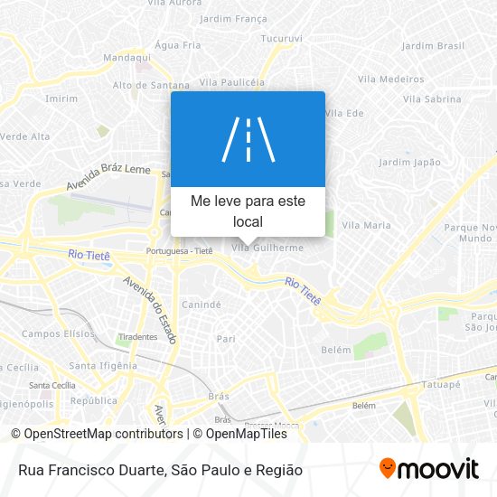 Rua Francisco Duarte mapa