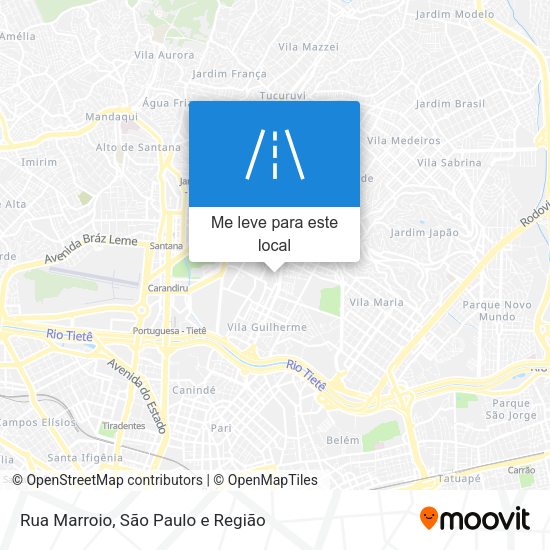 Rua Marroio mapa