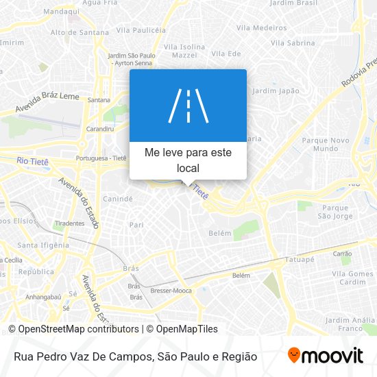 Rua Pedro Vaz De Campos mapa