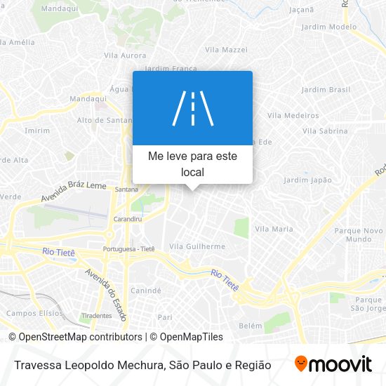 Travessa Leopoldo Mechura mapa