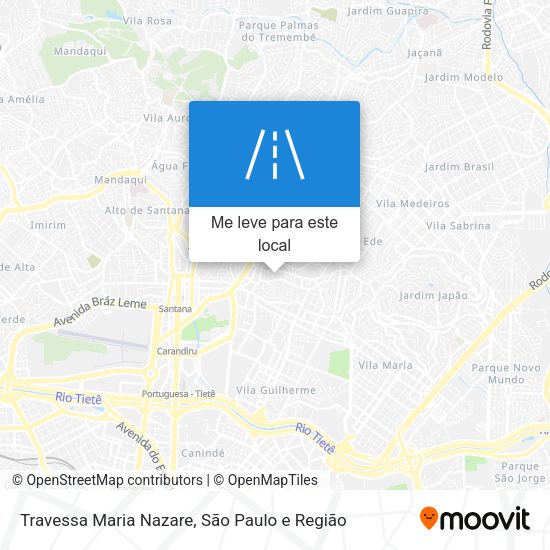 Travessa Maria Nazare mapa
