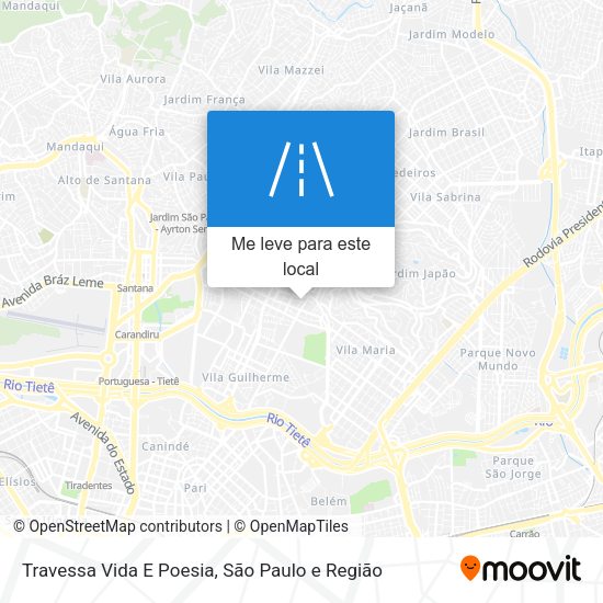 Travessa Vida E Poesia mapa
