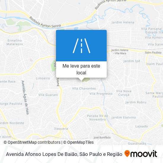 Avenida Afonso Lopes De Baião mapa
