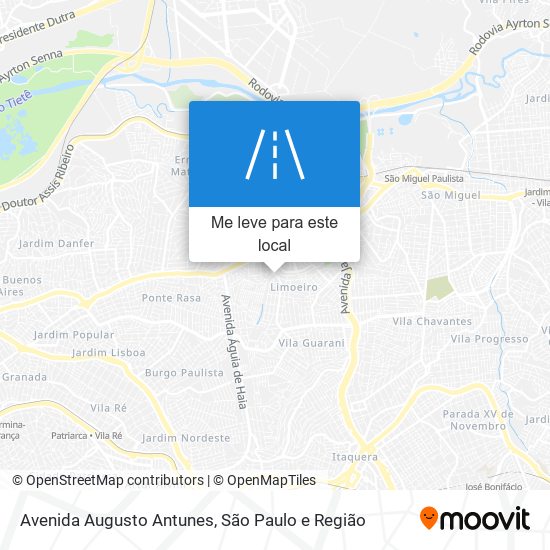 Avenida Augusto Antunes mapa