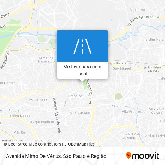 Avenida Mimo De Vênus mapa