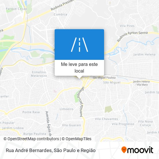 Rua André Bernardes mapa