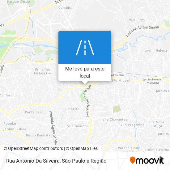 Rua Antônio Da Silveira mapa