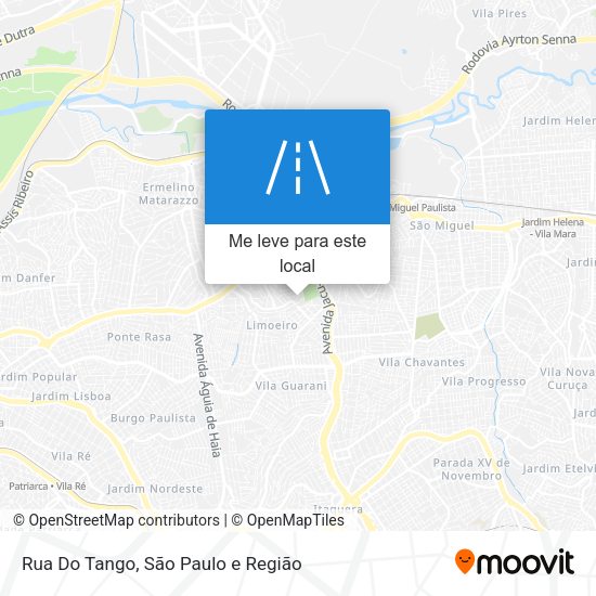 Rua Do Tango mapa