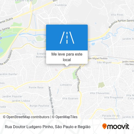 Rua Doutor Ludgero Pinho mapa