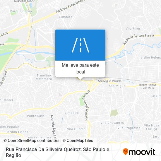 Rua Francisca Da Siliveira Queiroz mapa