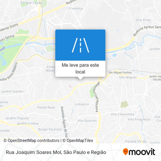 Rua Joaquim Soares Mol mapa