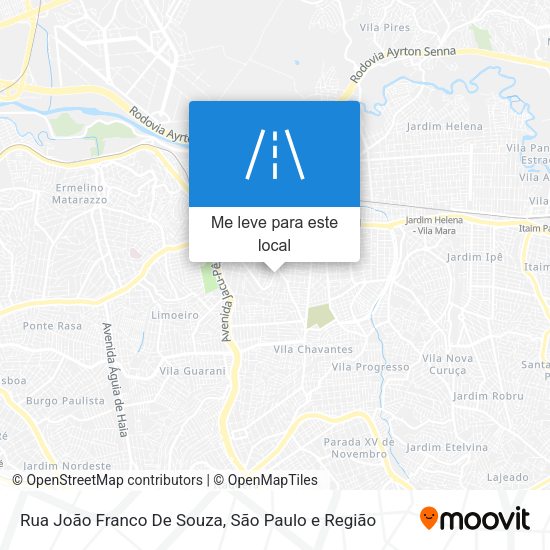 Rua João Franco De Souza mapa