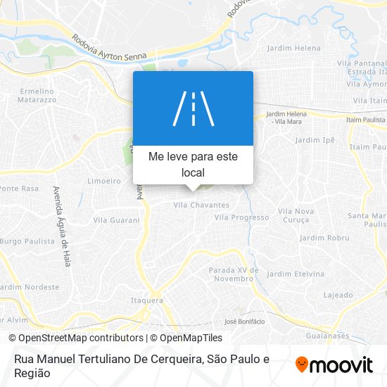 Rua Manuel Tertuliano De Cerqueira mapa