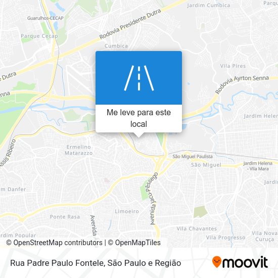 Rua Padre Paulo Fontele mapa