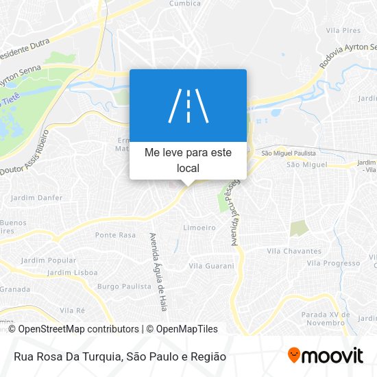 Rua Rosa Da Turquia mapa