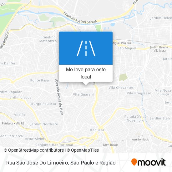 Rua São José Do Limoeiro mapa