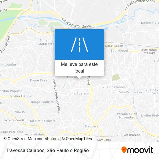 Travessa Caiapós mapa
