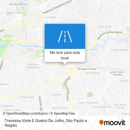 Travessa Vinte E Quatro De Julho mapa