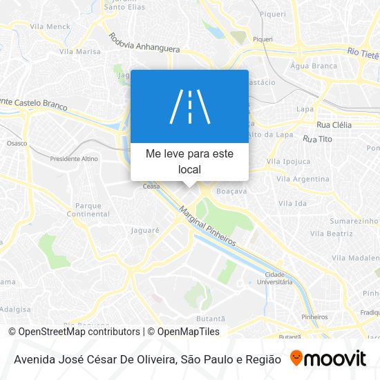 Avenida José César De Oliveira mapa