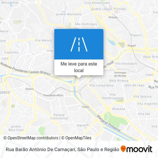 Rua Barão Antônio De Camaçari mapa