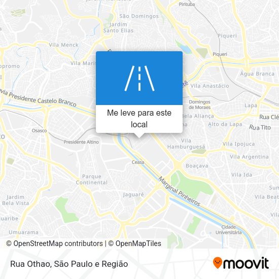 Rua Othao mapa