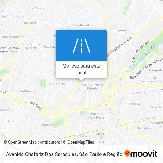 Avenida Chafariz Das Saracuias mapa