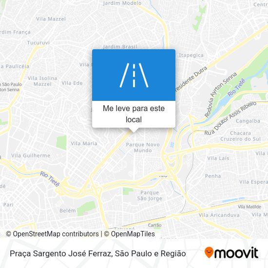 Praça Sargento José Ferraz mapa