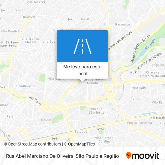 Rua Abel Marciano De Oliveira mapa