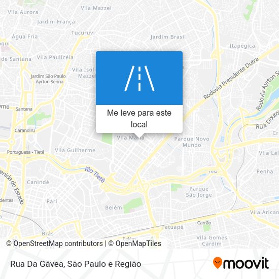 Rua Da Gávea mapa