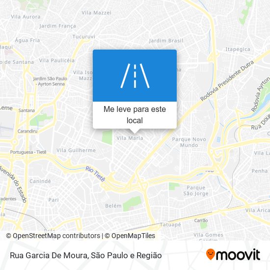 Rua Garcia De Moura mapa