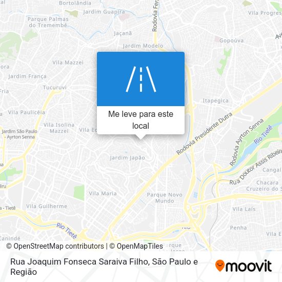 Rua Joaquim Fonseca Saraiva Filho mapa